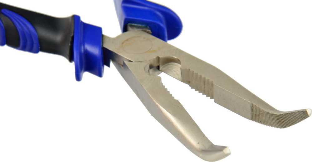 Geko szczypce wydłużone wygięte 200mm premium (G00808)