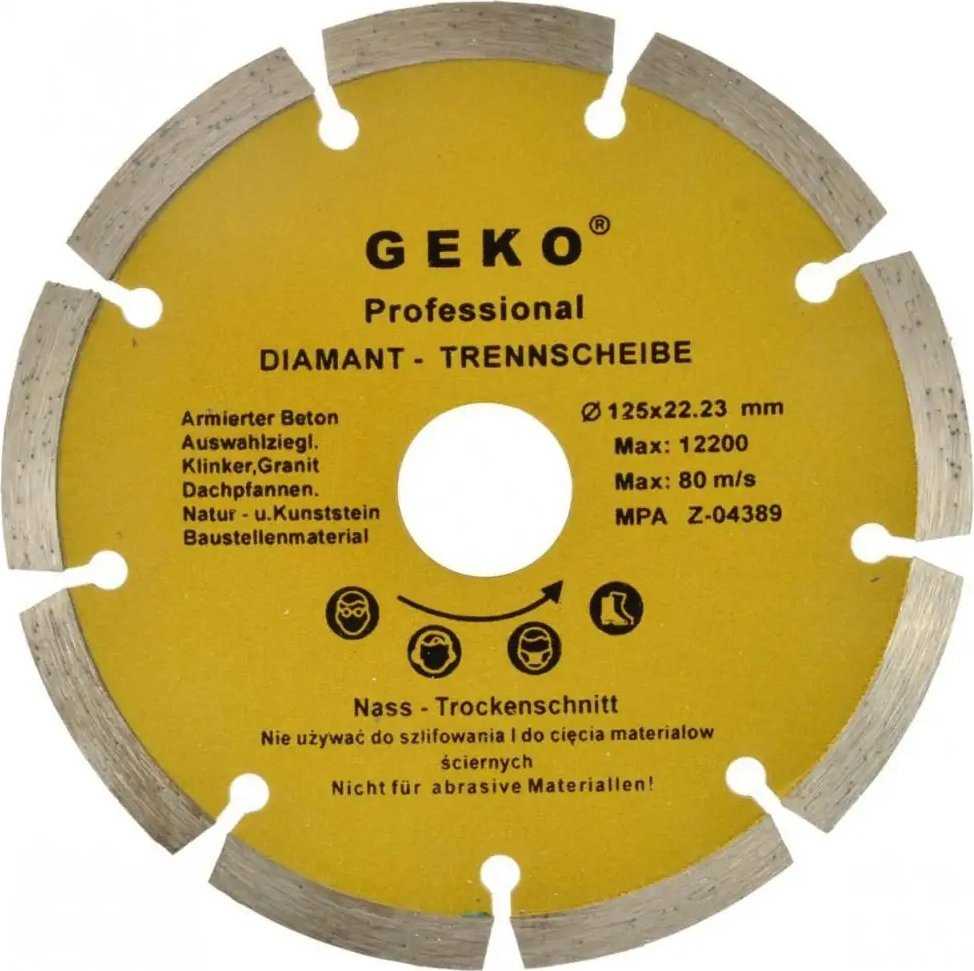 Geko Tarcza diam.230mm segment.PROFI(25)