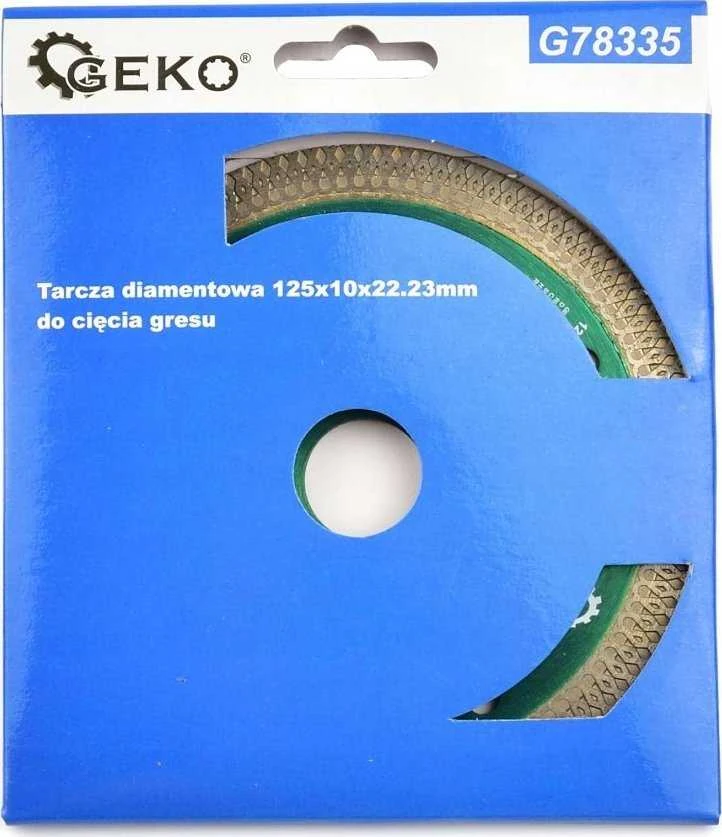 Geko Deimantinis diskas 125x10x22,23 mm, skirtas pjauti keramiką (100)
