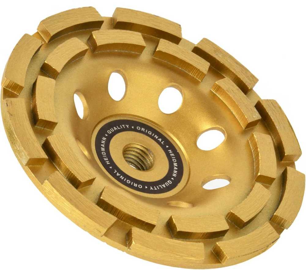 Geko tarcza diamentowa do szlifowania betonu 125mm M14 Heidmann (H00120)