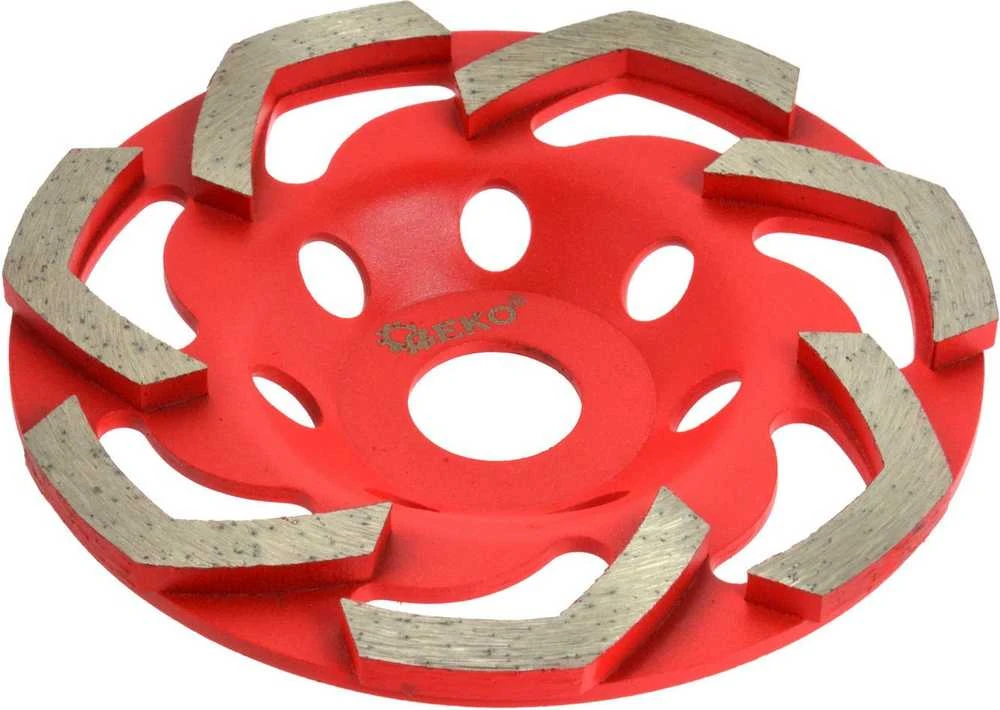 Geko deimantinis šlifavimo diskas betonui Raudonas 125 x 5mm (50)