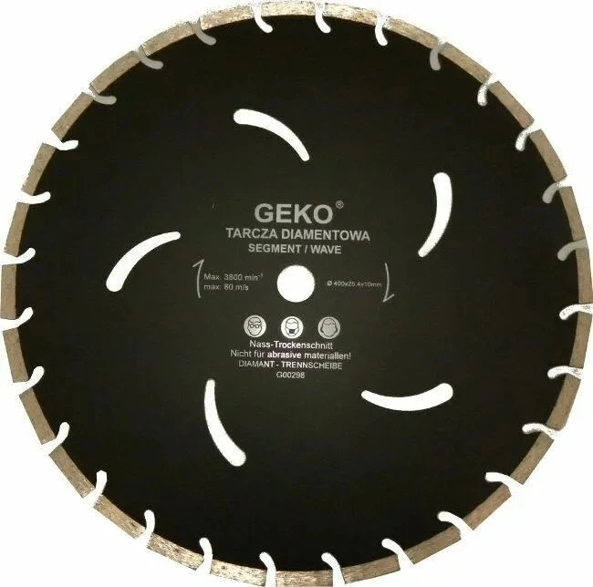 Geko Diamond blade juoda 400x10x32mm GEKO(10)
