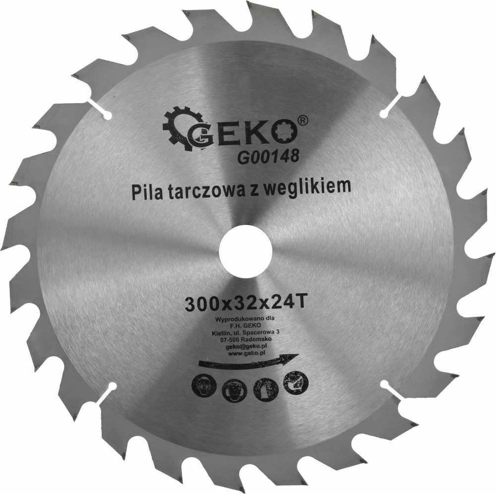 Geko DISKINIS Pjūklas 300x32mm 24 DANTŲ WIDIA