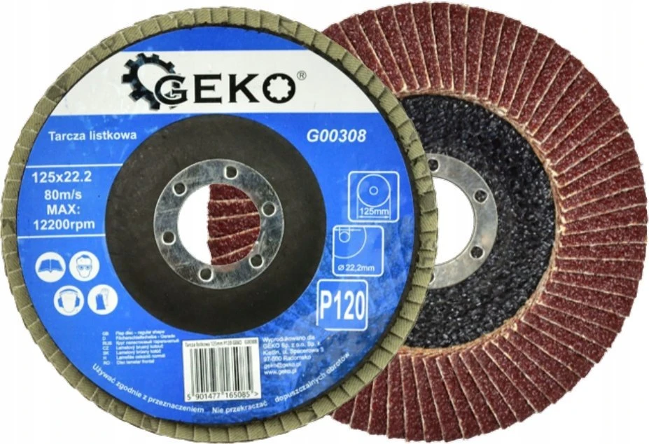 Geko Diskinis pjovimo diskas 125mm P40 (10/200)