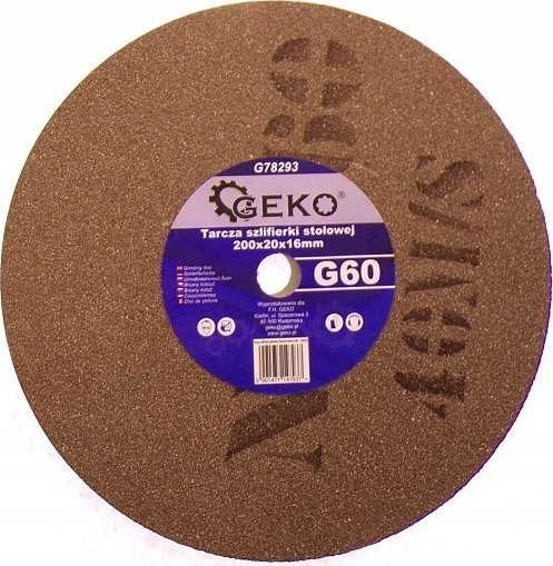 Geko Šlifuoklio diskas 200x20x16mm G60 (10)