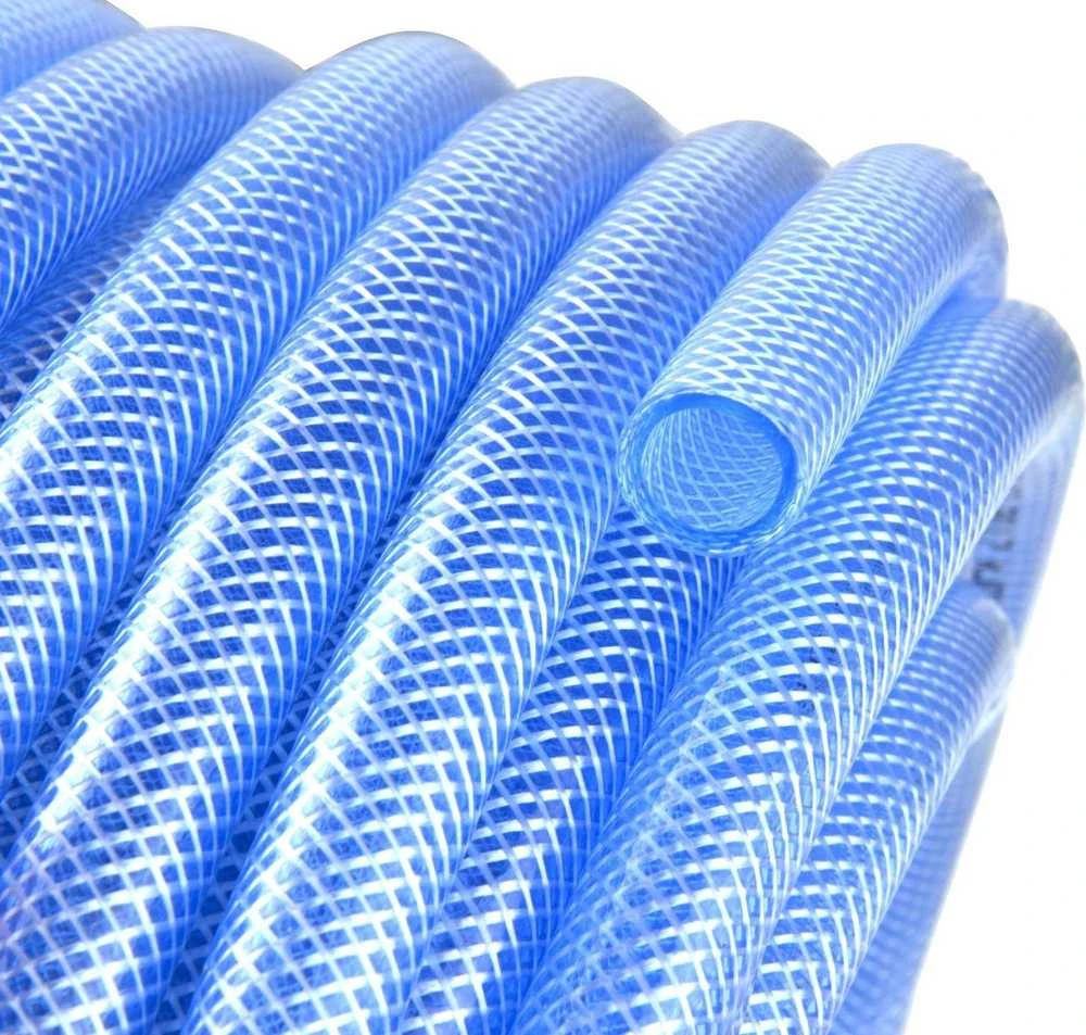 Geko Techninė žarna 10x2,5 mm, zbra, trans. mėlynas 1mb/50m (1)