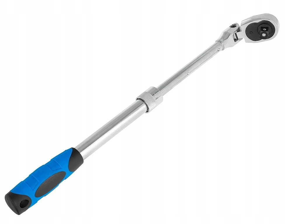Geko Lūžtantis teleskopinis reketas 1/2'' 370-510mm 72T CrV (20)