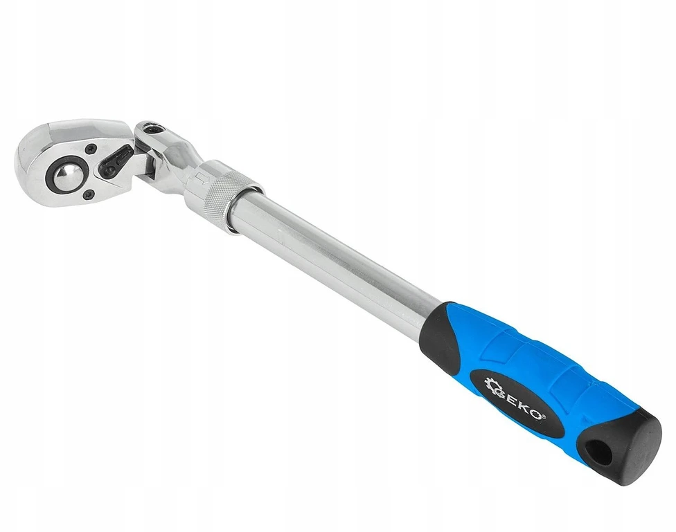 Geko Lūžtantis teleskopinis reketas 1/2'' 370-510mm 72T CrV (20)