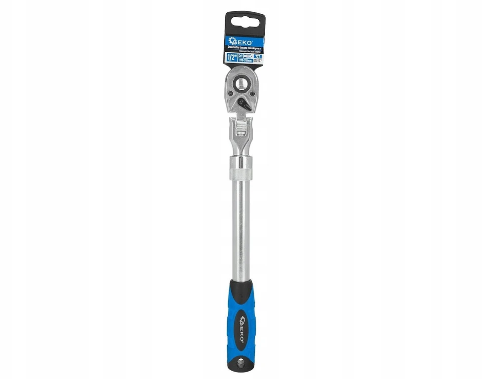 Geko Lūžtantis teleskopinis reketas 1/2'' 370-510mm 72T CrV (20)