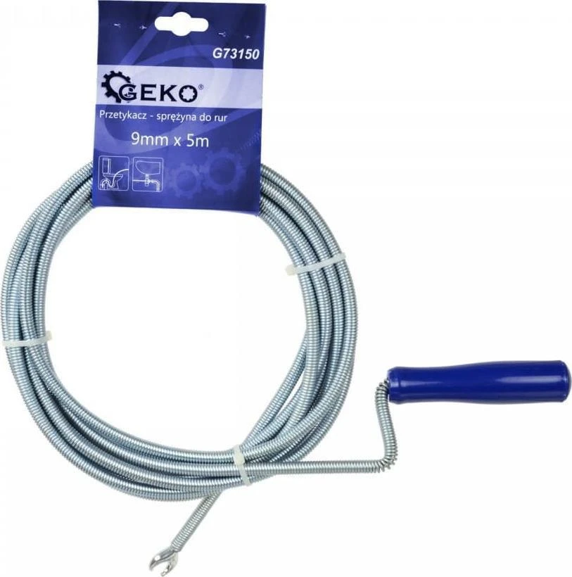 Geko TOLLER - Spyruoklė VAMZDIUI 9MM X 5M (10) G73150 GEKO
