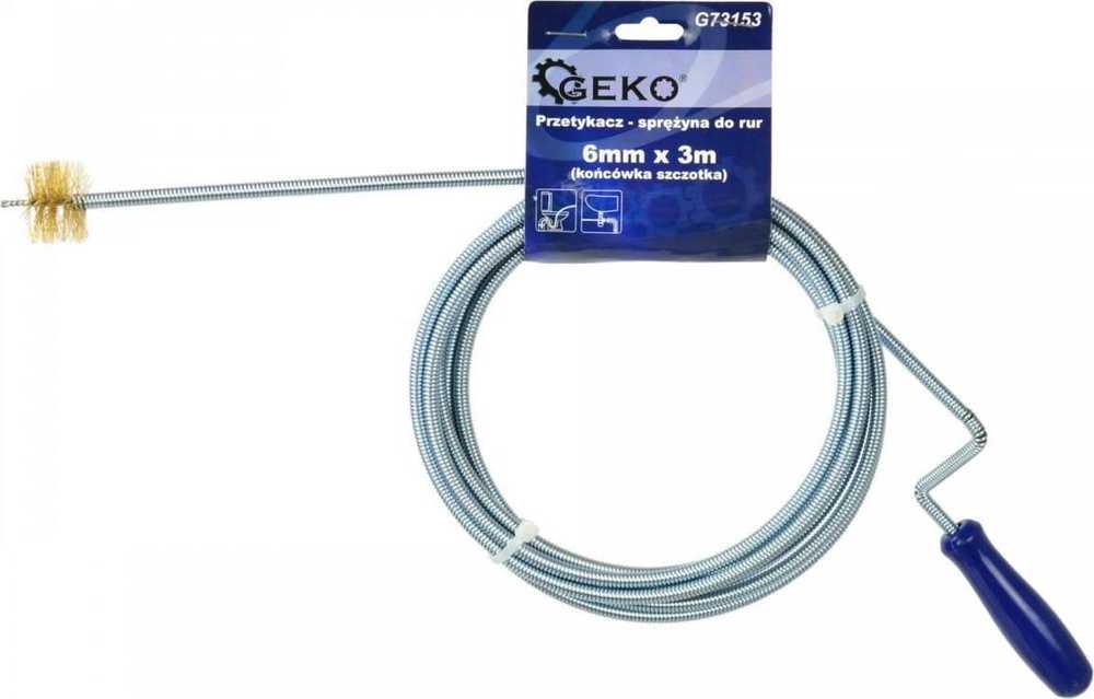 Geko TOLLER - Spyruoklė vamzdžiui 6MM X 3M (šepečio galas) (20) G73153 GEKO