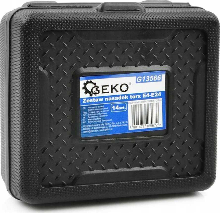 Geko TORX RAKTŲ RINKINYS E4-E24 14VNT.