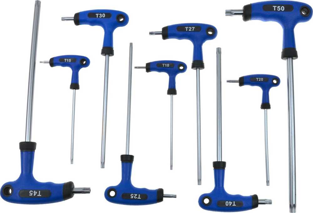 Geko Torx T tipo atsuktuvų rinkinys 9 vnt. (20)