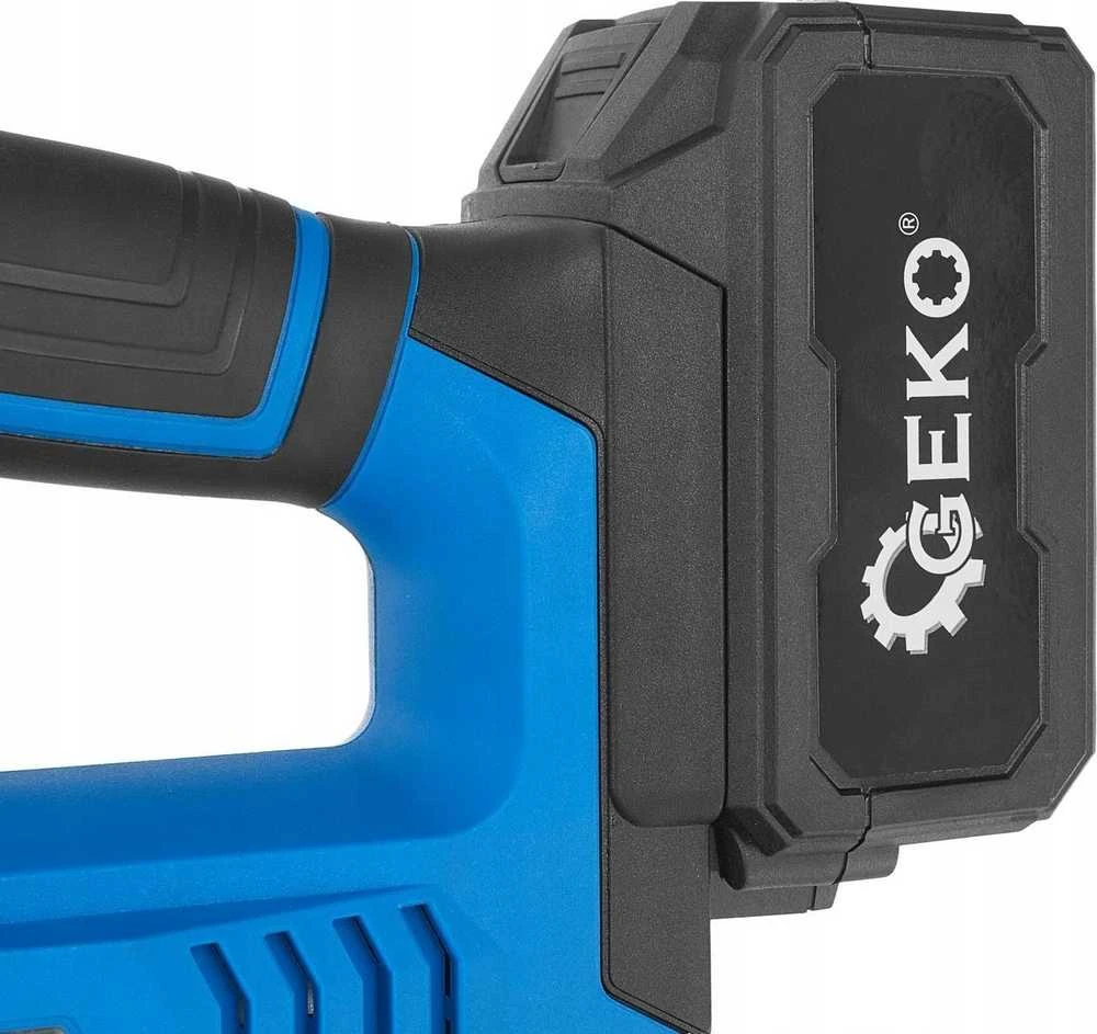 Geko Towotnica akumuliatorinė Li-ion 18V – komplektas dėklas + kroviklis + AKU 4.0Ah (3)