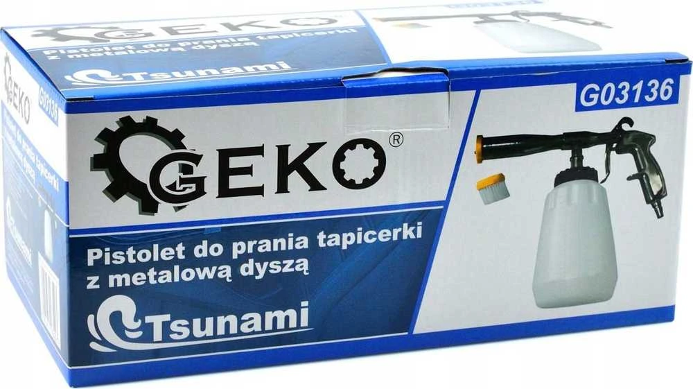 Geko „Tsunami“ apmušalų plovimo pistoletas su metaliniu antgaliu (10)