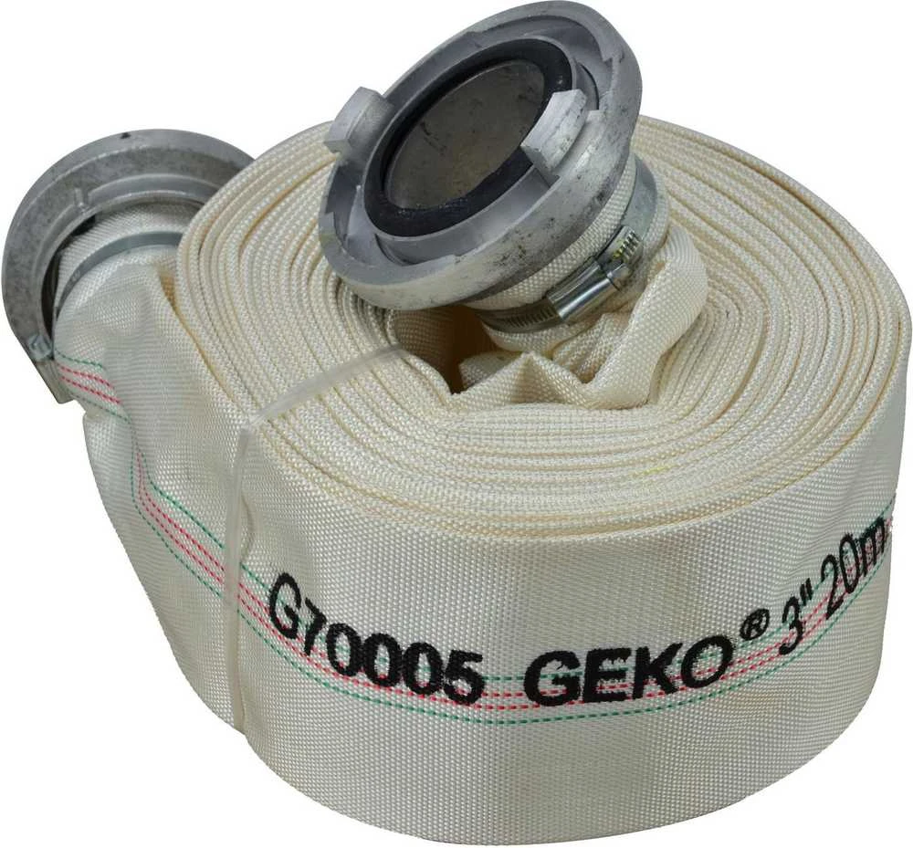 Geko Slėgio žarna gaisrininko 3'' 20m 8 bar su jungtimis (2)