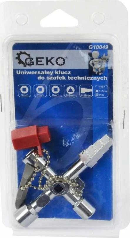 Techninių spintelių raktas GEKO 170x90x15mm