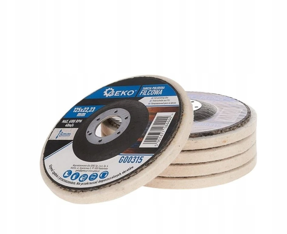 Geko Poliravimo diskas iš veltinio 125mm (5/200)