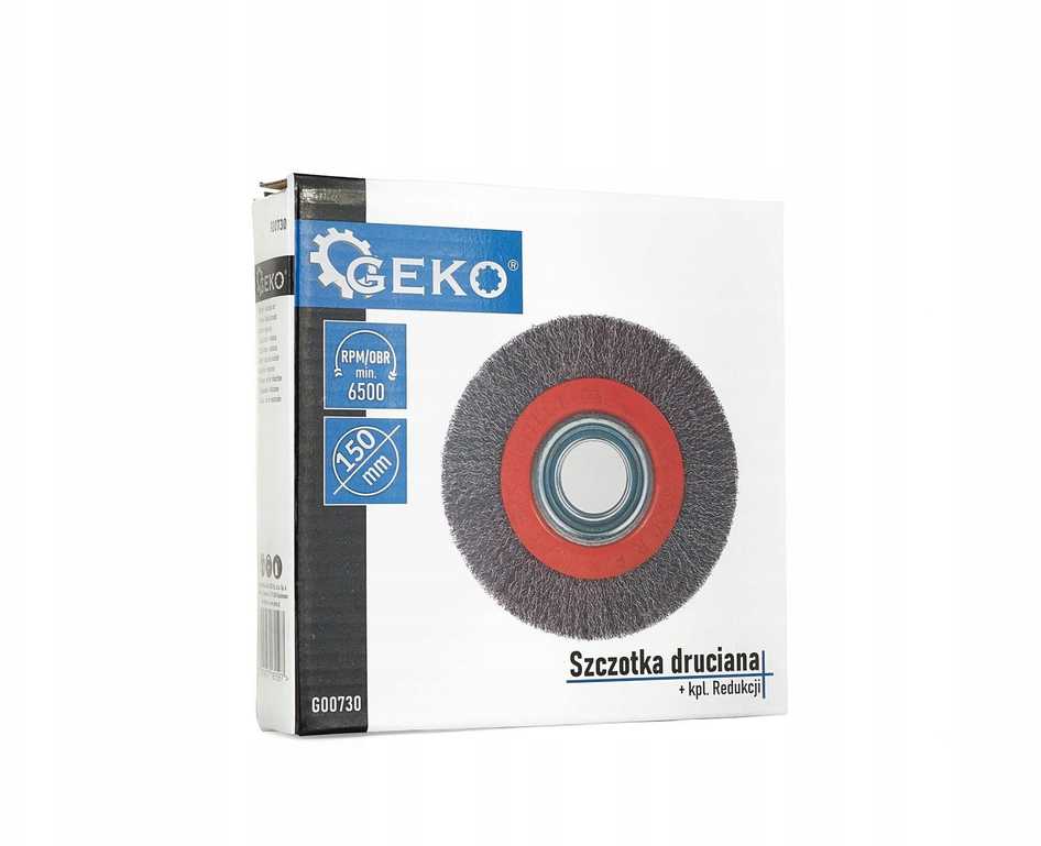 Geko Vielinė šepetėlis 150x32mm + komplektas. Redukcijos (50)
