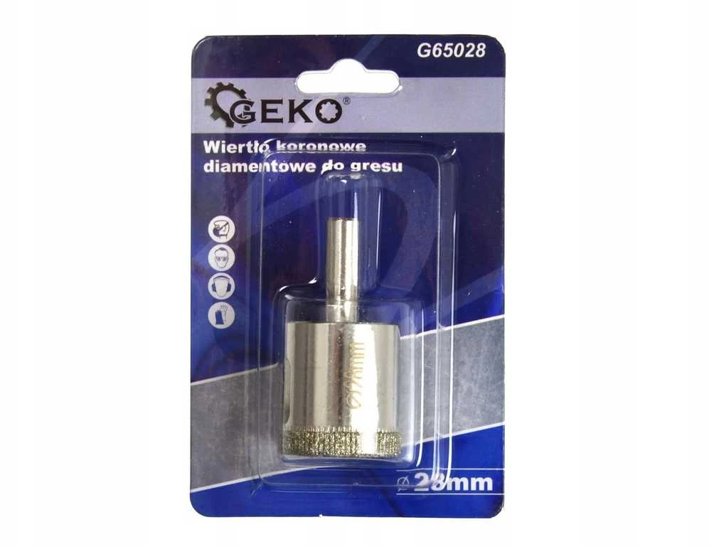 Grąžtas Geko gręžtuvas Deimantinis gręžtuvas akmens masės dirbiniams 28 mm (2/224)
