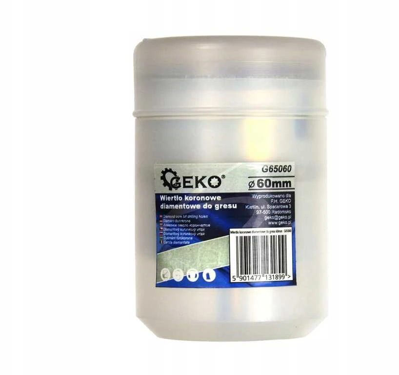 Grąžtas Geko gręžtuvas Deimantinis gręžtuvas akmens masės dirbiniams 60 mm (1/112)