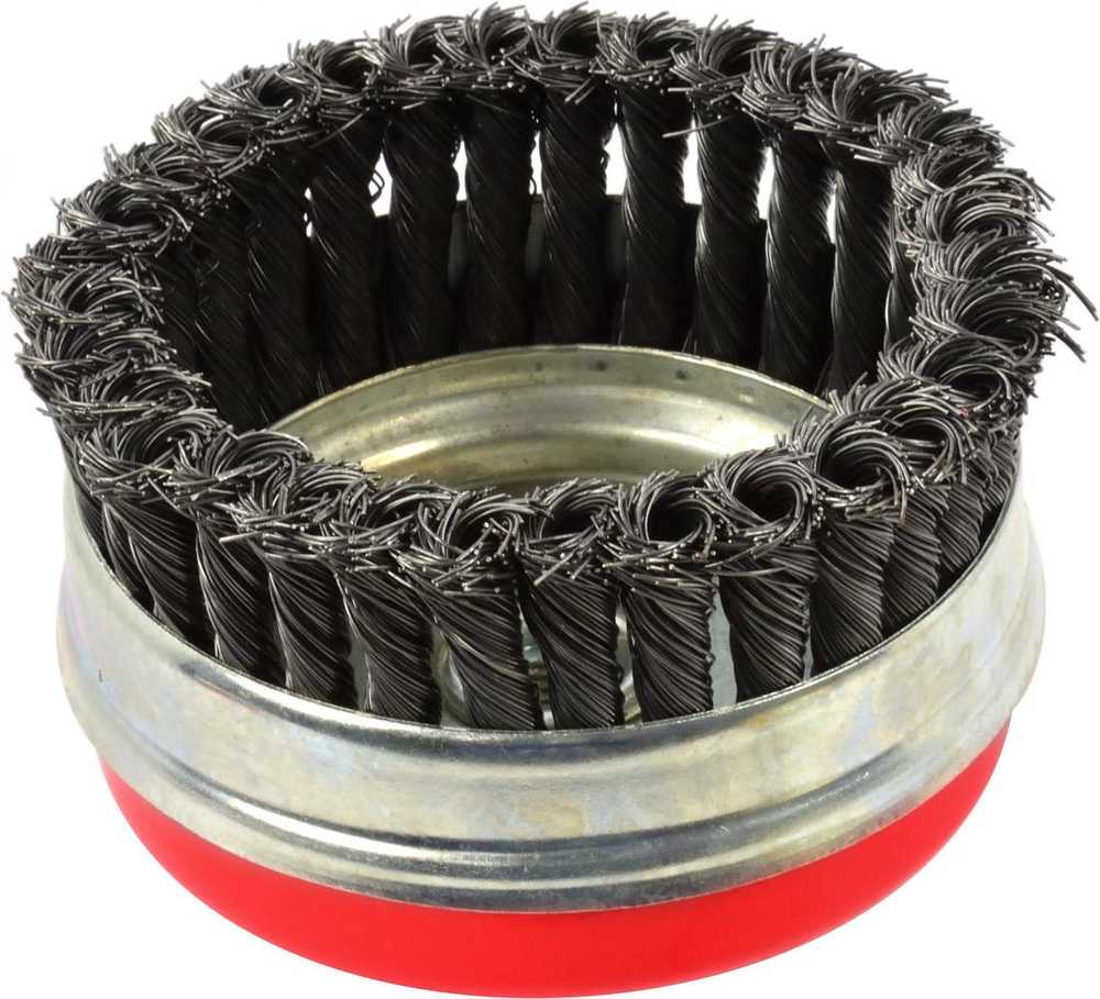 Geko Wire priekinis šepetys 125mm M14 + juosta (G00613)
