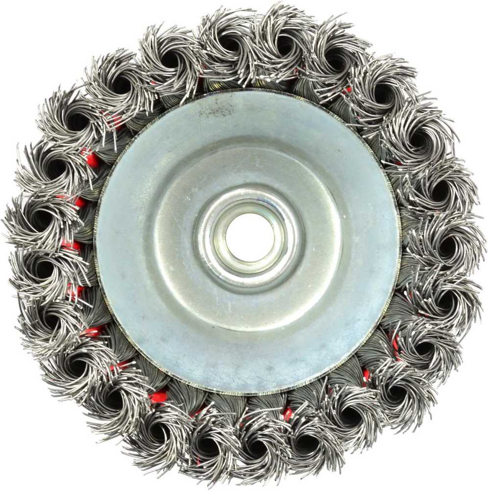 Geko Wire priekinis šepetys 125mm M14 + juosta (G00613)