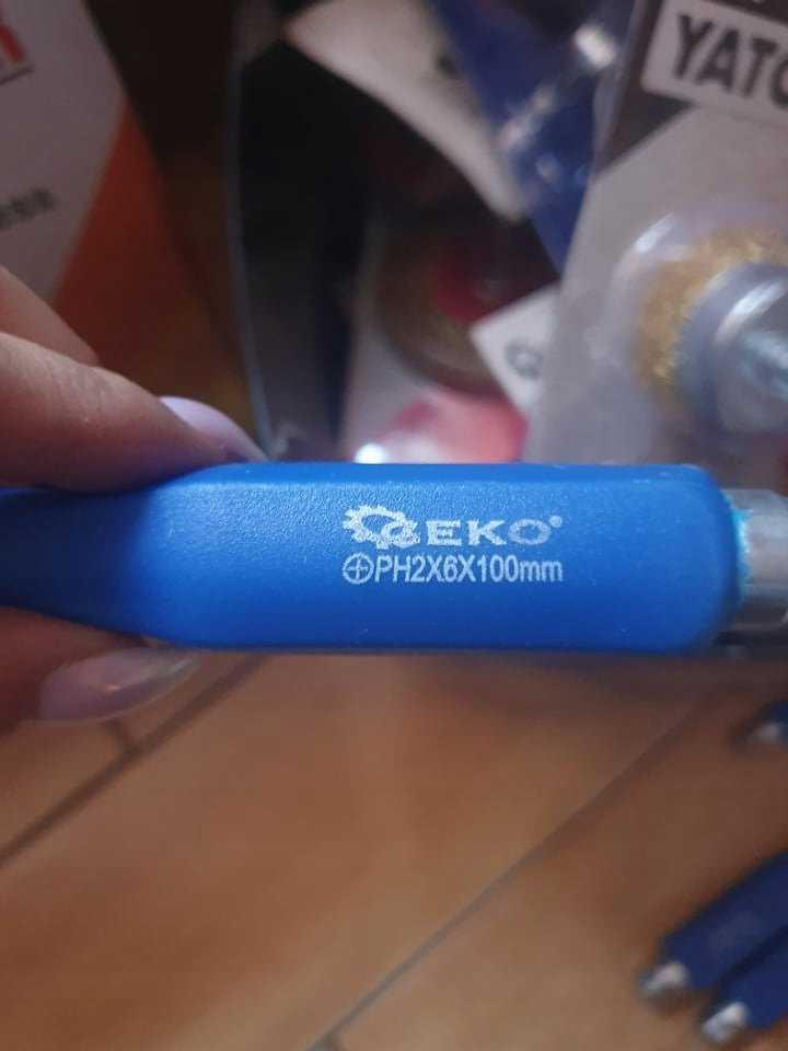 Geko Wkrętaki ślusarskie CRV 4el.(24)