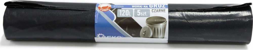 Geko Worki na śmieci GRUZ 120L (rolka 5szt) - juoda (20)