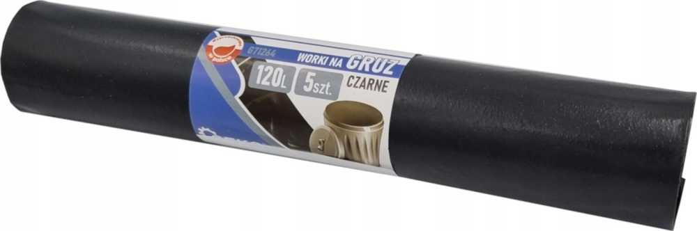 Geko Worki na śmieci GRUZ 120L (rolka 5szt) - juoda (20)
