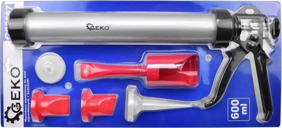 Hermetiko pistoletas Geko G00667; 600 ml; 400 mm