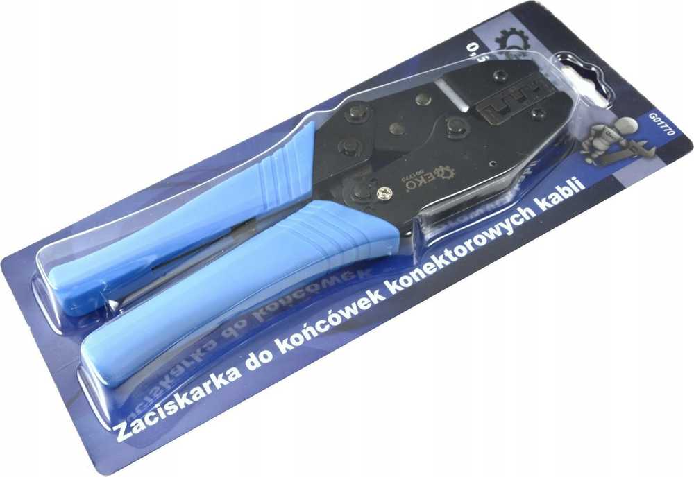 Geko Spaudimo replės kabelių antgaliams 0,5-6 mm (10/40)