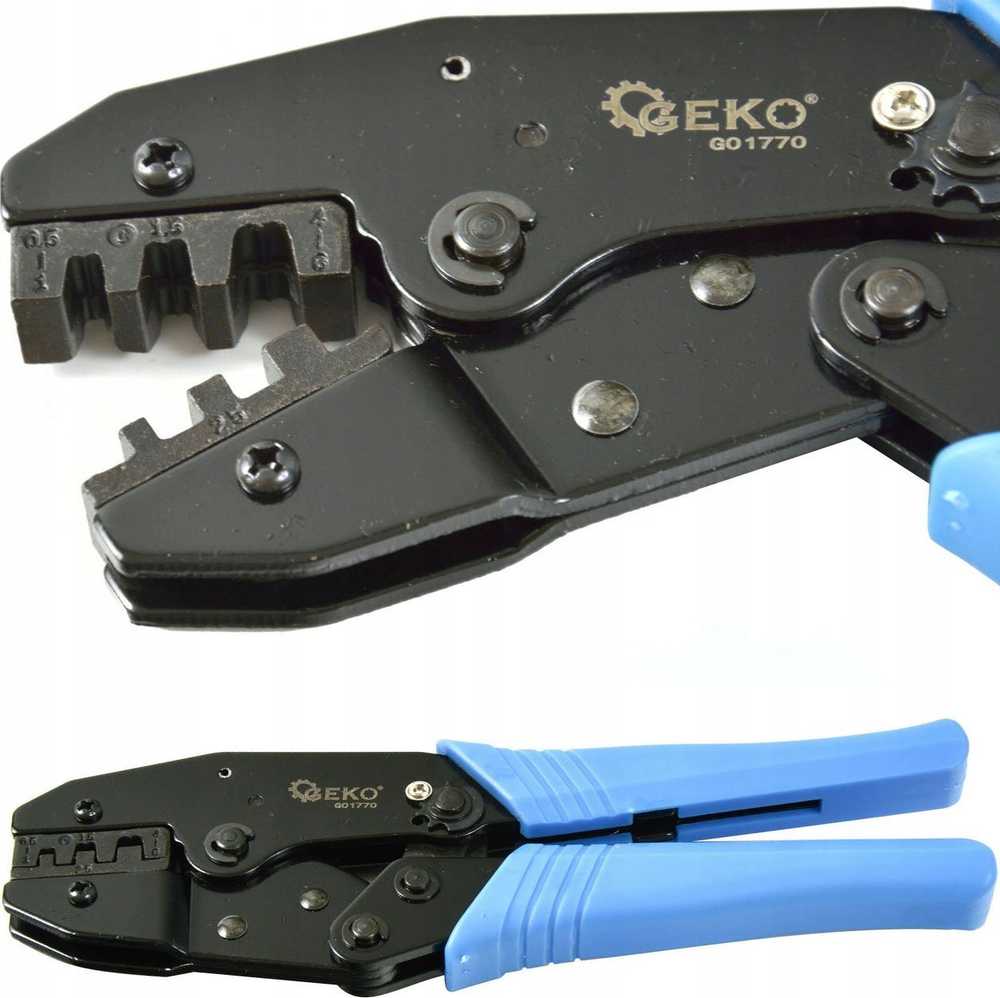 Geko Spaudimo replės kabelių antgaliams 0,5-6 mm (10/40)