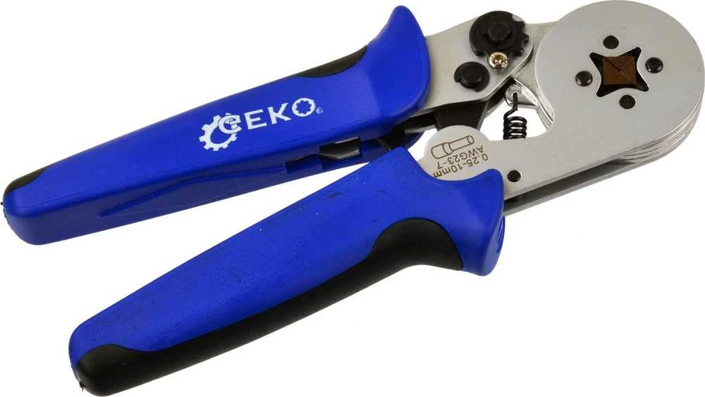 Geko užspaudimo įrankis 0,25-10 mm2 įvorėms /G G01772