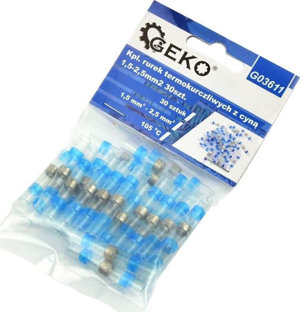 Geko Laidų jungtys Termo 1.5-2.5mm2 rinkinys 30 vnt.
