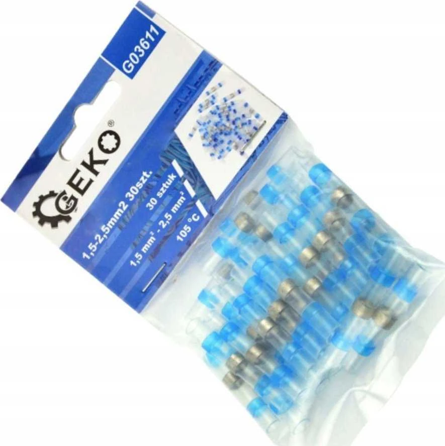 Geko Laidų jungtys Termo 1.5-2.5mm2 rinkinys 30 vnt.