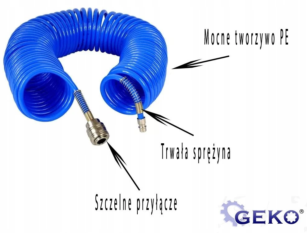 Geko Žarna pneumatyczny PE 5x8mm 10m GEKO (25)