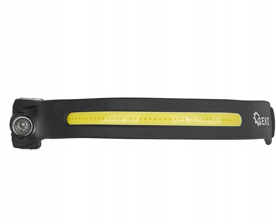 PRIEKINIS LEMPAS SU JUDESIO JUTIKUMU LED COB 3W+1W 1200mAh 350lm GEKO