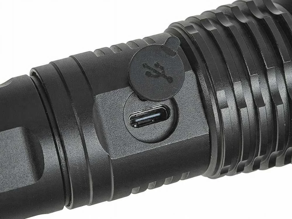 Žibintuvėlis Geko Žibintuvėlis taktyczna LED XHP50 15W 1800mAh 1500lm IPX8 (30)