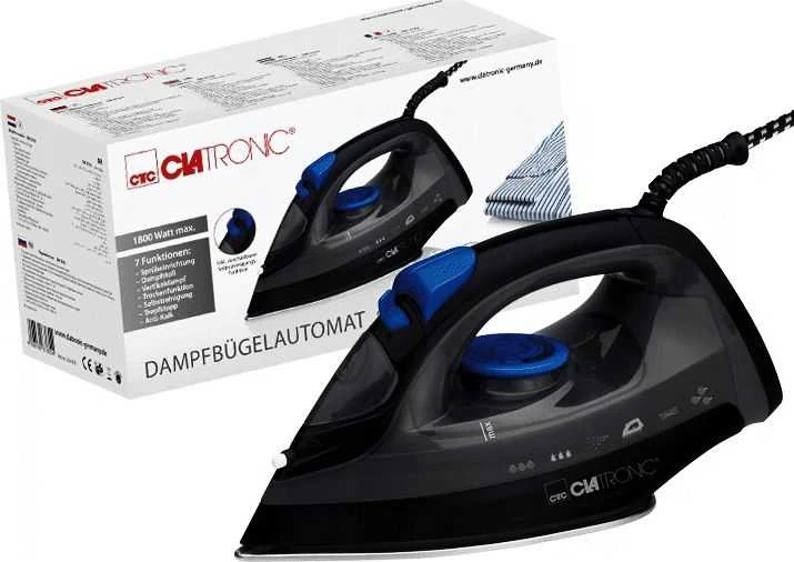 Lygintuvas - Clatronic DB 3703 1800 W Nerūdijančio Plieno Juodas, Pilkas