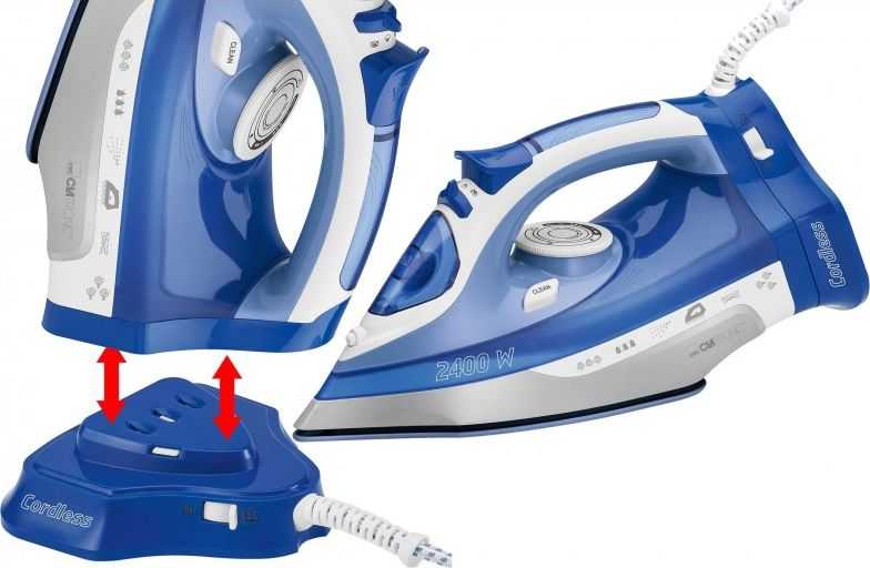 Clatronic belaidis garinis lygintuvas 2400 W su keraminiu padu DB 3706