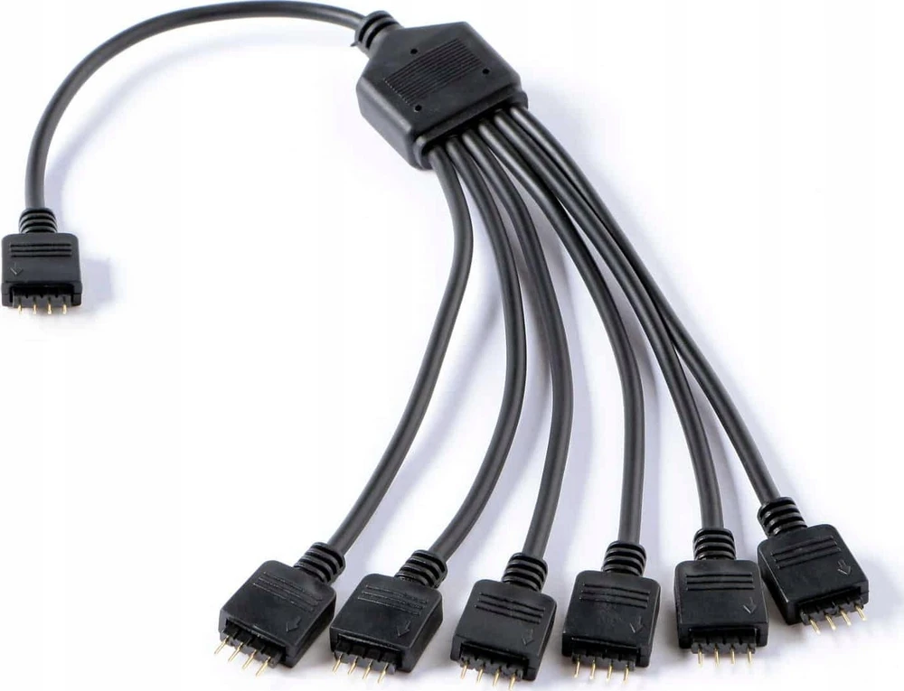 Gelid Gelid Solutions 1-zu-6 Splitterkabel für RGB / ARGB Header - 300 mm