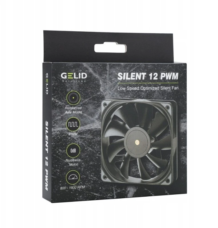Gelid Silent 12 PWM ventiliatorius originalioje pakuotėje