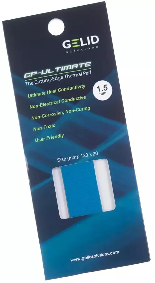Termo Padas - Gelid Solutions TP-GP04-R-C 120x20x1.5mm Tankis 3.2 g/cm³