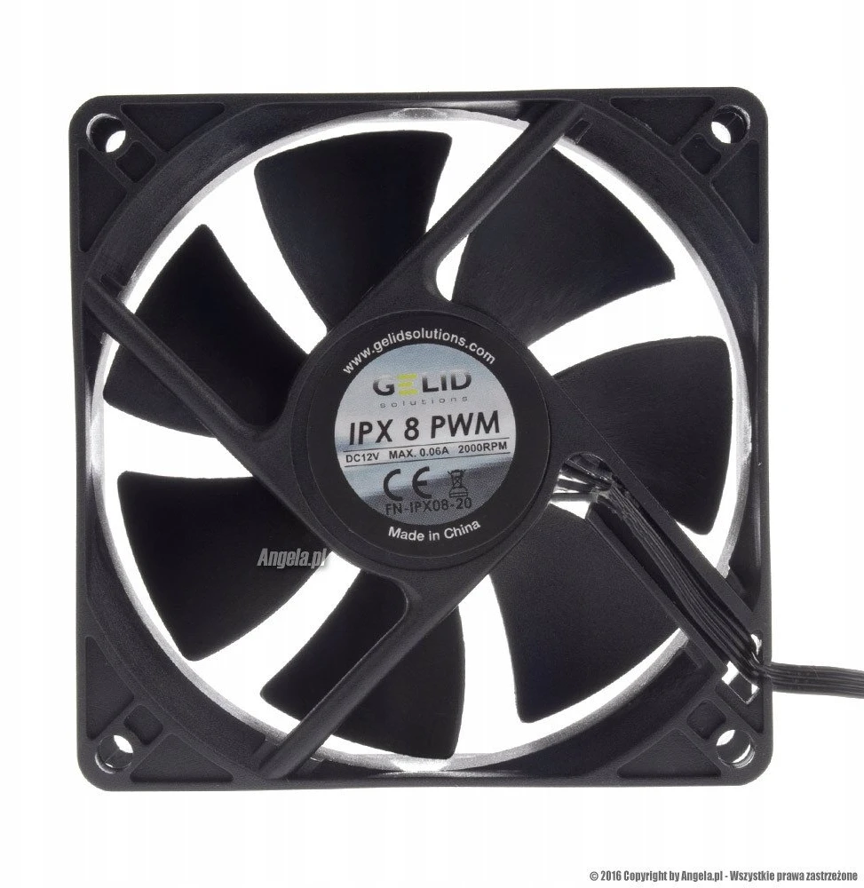 Gelid IPX 80mm ventiliatorius su PWM jungtimi