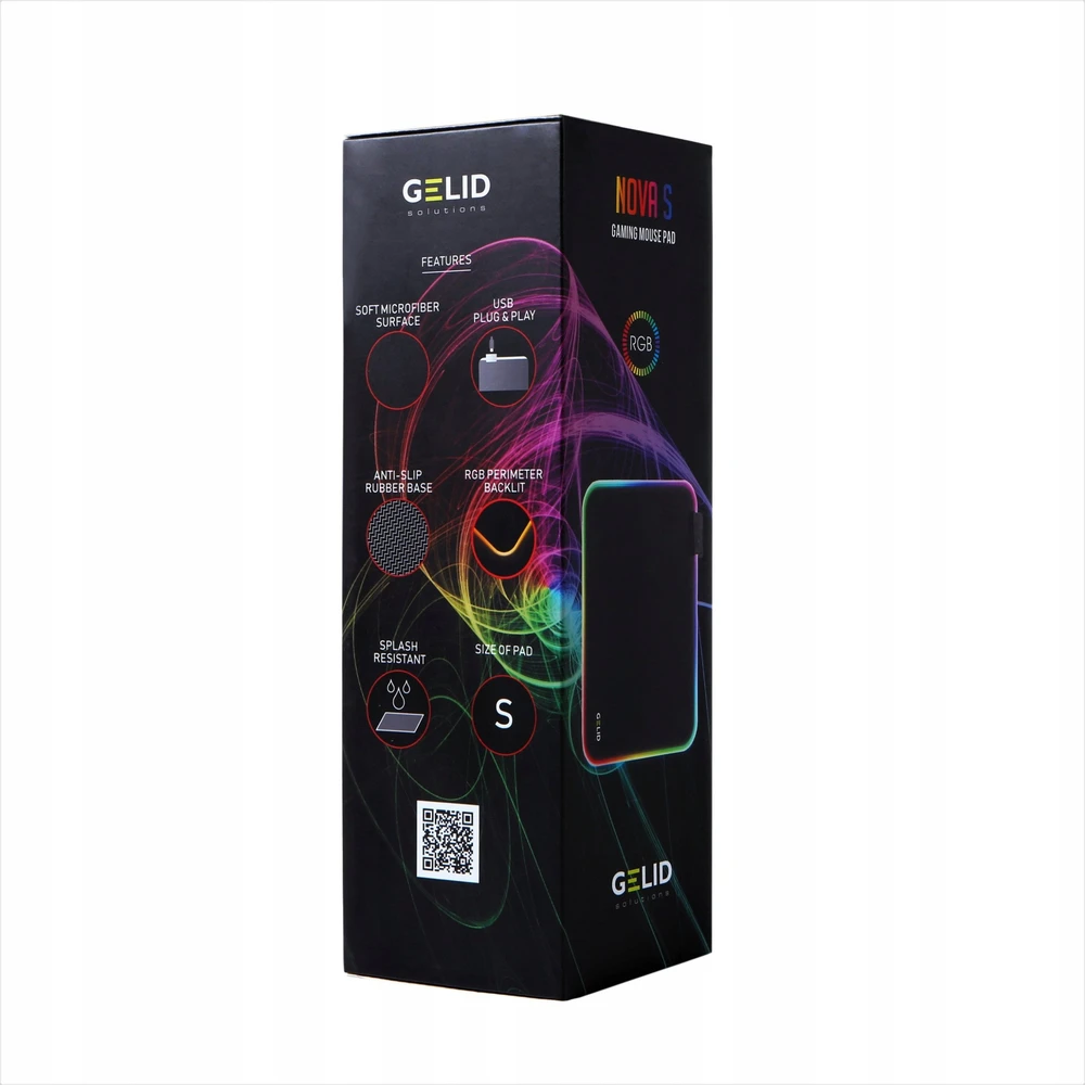 Gelid Solutions Kilimėlis Gelid Gelid NOVA S RGB Pelės kilimėlis žaidimams (MP-RGB-01)