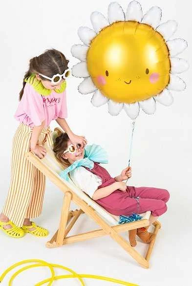PartyDeco Folinis balionas Saulutė, 90cm