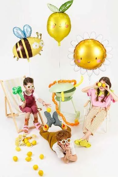 PartyDeco Folinis balionas Saulutė, 90cm