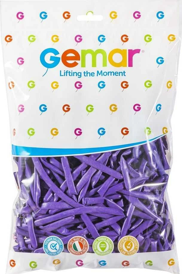 Gemar modeliavimo balionai, pastelinė violetinė, 100 vnt.