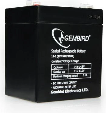 Įkraunama baterija Gembird BAT-12V5AH 12 V 5 Ah 